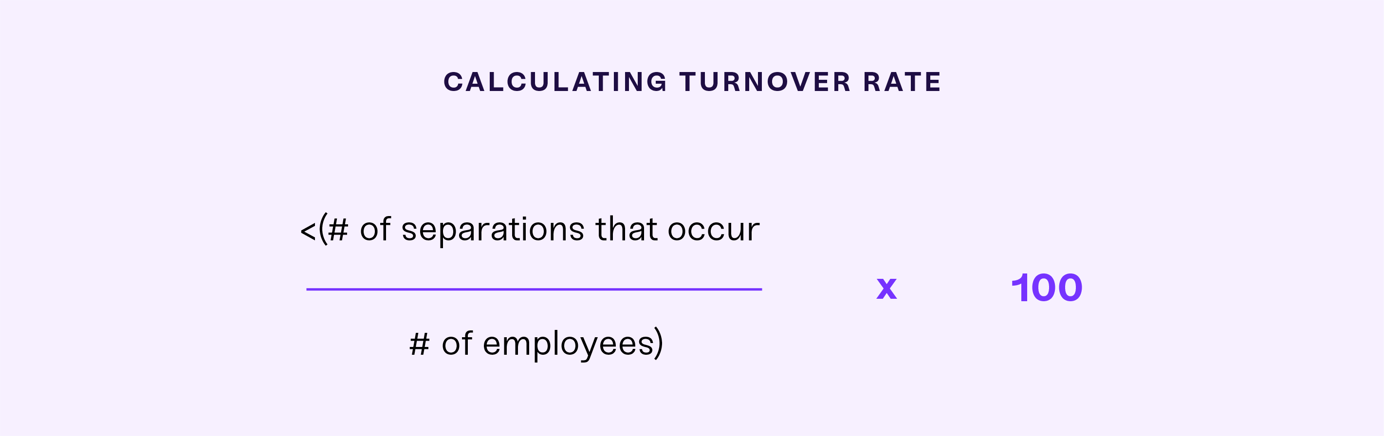 turnover rate equation