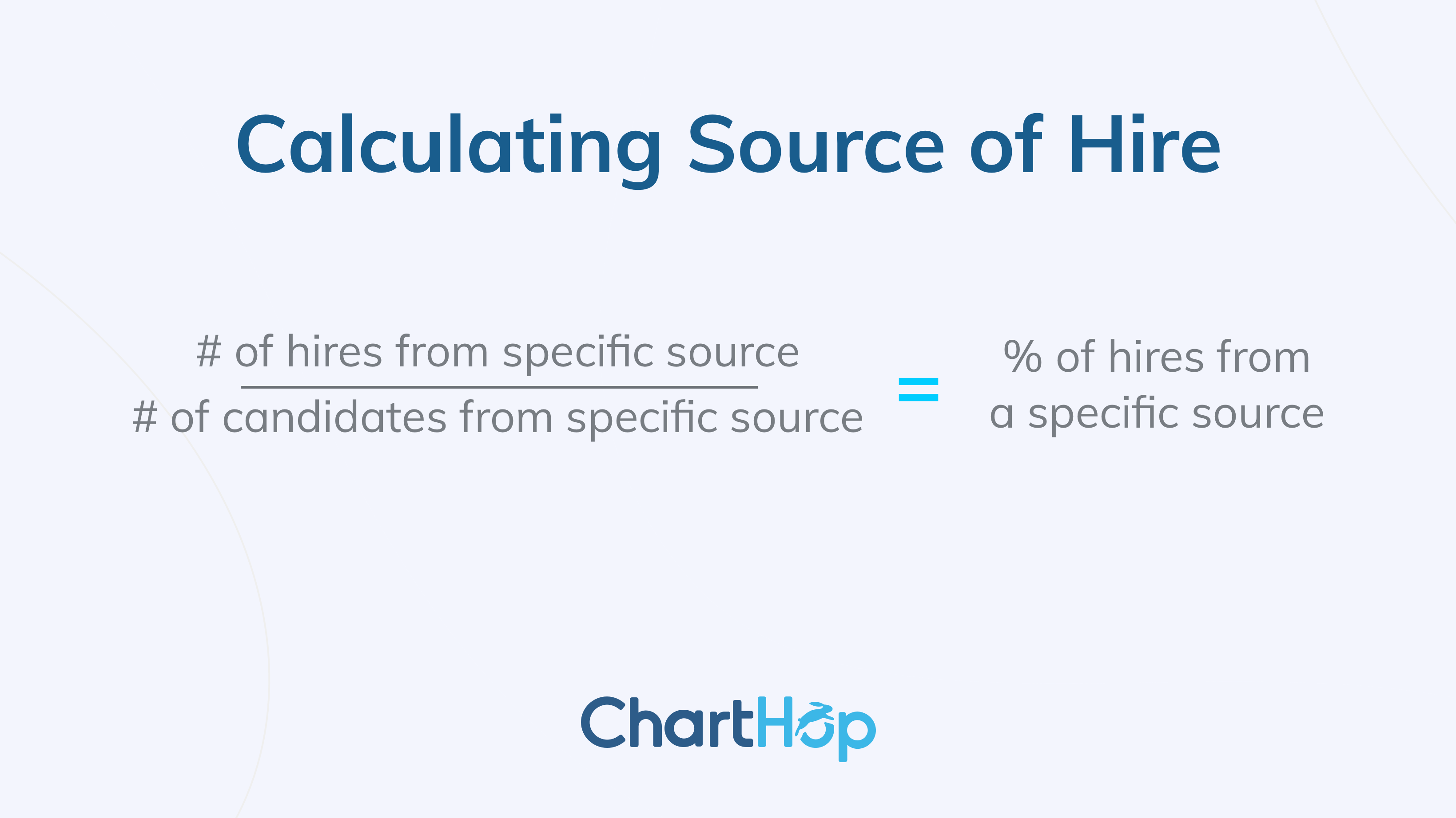 Source of hire percentage formula