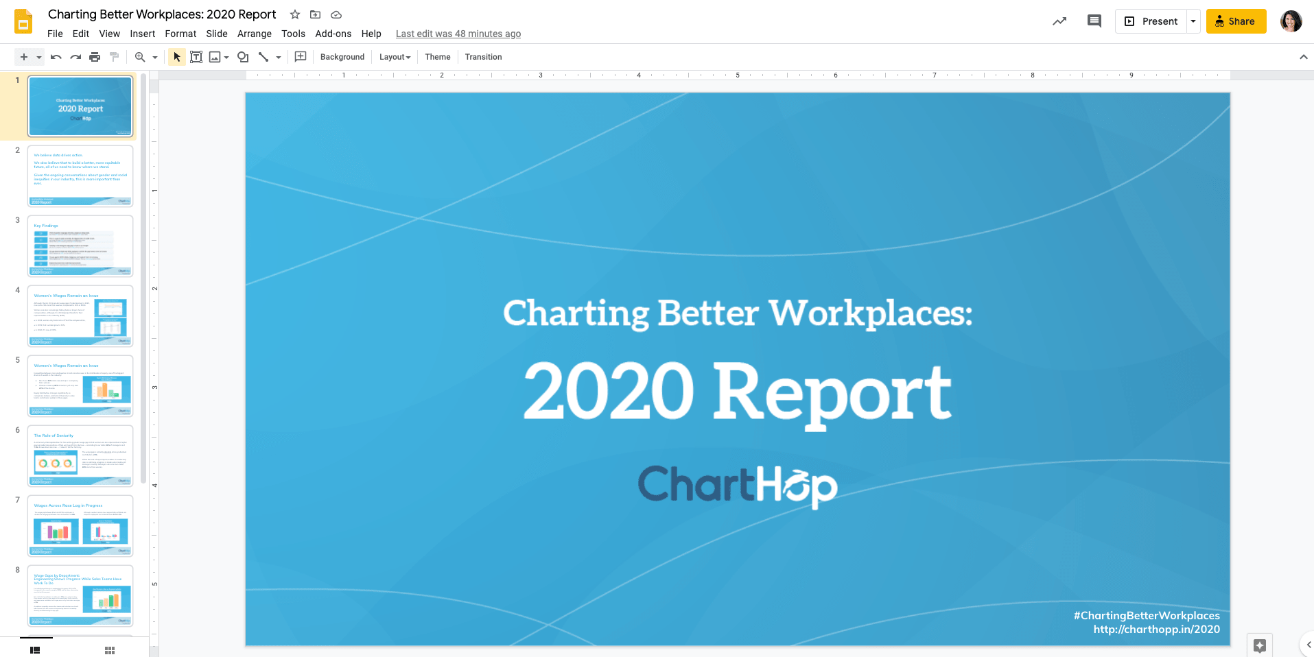 Charting Better Workplaces presentation